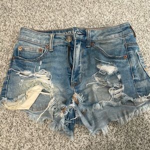 Light wash Jean shorts- American Eagle